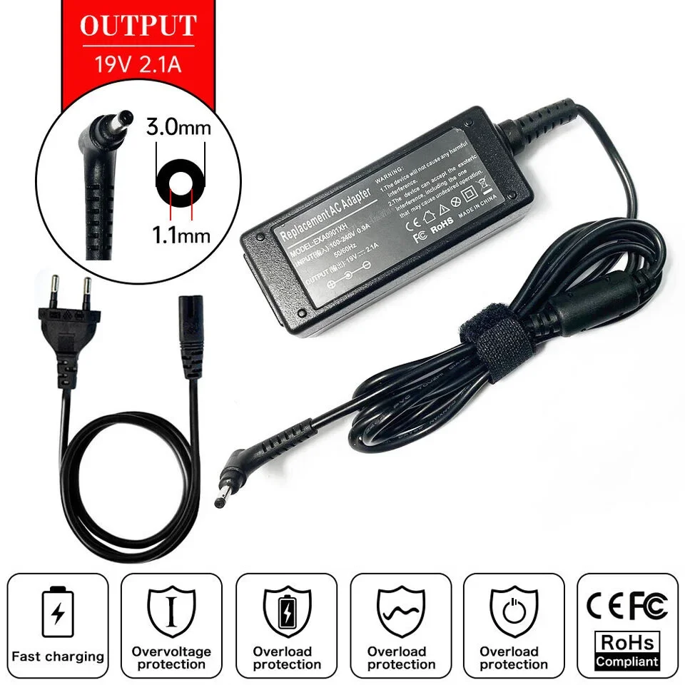 Laptop Accessories Shop - Caricatore adattatore CA per laptop 19V
