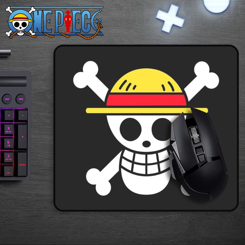 Laptop Accessories To Gift - Cartoon One Piece Rufy Skull Mouse