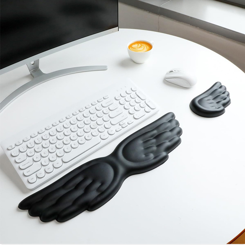 Laptop Accessories Distributor - Tastiera Mouse Poggiapolsi Ala d'angelo Memory