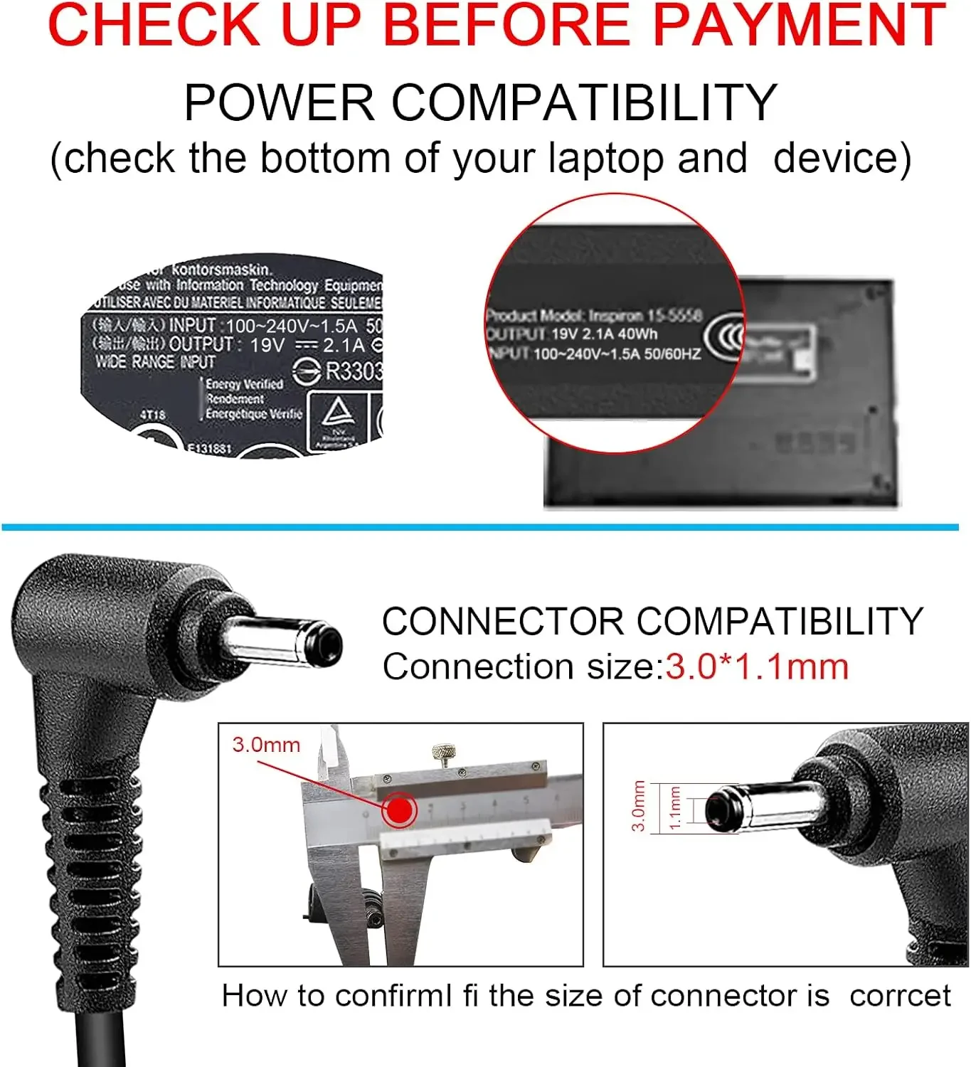 Caricatore adattatore CA per l - Laptop Accessories Shop recensione e prezzo