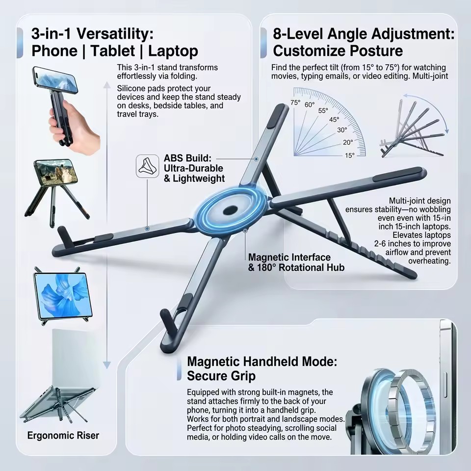 Supporto Magnetico Portatile p - Laptop Accessories Table recensione e prezzo